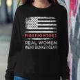 Womens Womens Firefighter Female Fire Fighter Firefighting Mom Women Crewneck Graphic Sweatshirt Funny Gifts