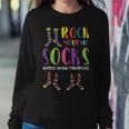 World Down Syndrome Rock Your Socks Awareness Men Women Kids Women Sweatshirt Unique Gifts