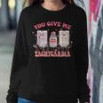 You Give Me Tachycardia Funny Icu Rn Nurse Valentines Day V5 Women Crewneck Graphic Sweatshirt Funny Gifts