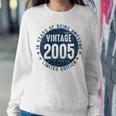 Womens 18 Year Old Vintage 2005 Limited Edition 18Th Birthday Women Sweatshirt Unique Gifts