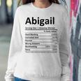 Abigail Nutrition Personalized Name Christmas Women Sweatshirt Unique Gifts Abigail Nutrition Personalized Name Christmas Women Sweatshirt Unique Gifts