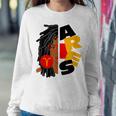 Womens Aries Girl Afro Locs Girl Zodiac Signs Birthday Women Sweatshirt Unique Gifts