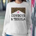 Cowboys And Tequila Western Tequila Drinking Lover Women Sweatshirt Unique Gifts