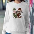 Cute Christmas Santa Love Women Crewneck Graphic Sweatshirt Personalized Gifts