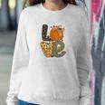 Fall Love Gift For Autumn Lovers Women Crewneck Graphic Sweatshirt Personalized Gifts