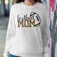 Football Mom Leopard Football Mama Game Day Football Womens Women Sweatshirt Unique Gifts
