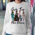 Girls Trip New Orleans For Melanin Afro Black Vacation Women Women Sweatshirt Unique Gifts