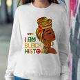 I Am Black History Month African American For Womens Girls V2 Women Crewneck Graphic Sweatshirt Personalized Gifts