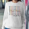 Leopard Volleyball Mom Volleyball Lover Volleyball Game Day Women Sweatshirt Unique Gifts