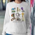 Let Me Tell You A Story Jesus Religious Christian Easter Women Sweatshirt Unique Gifts