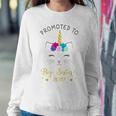 Promoted To Big Sister 2019 Cat Caticorn Girls Women Sweatshirt Unique Gifts