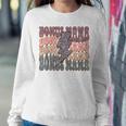 Retro Bonus Mama Leopard Lightning Bolt Western Stepmother Women Crewneck Graphic Sweatshirt Personalized Gifts