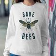 Retro Save The Bees Apiary Bee Beekeeper Earth Day Women Sweatshirt Unique Gifts