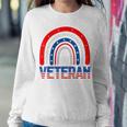 Veterans Day Veteran Appreciation Respect Honor Mom Dad Vets V6 Women Crewneck Graphic Sweatshirt Funny Gifts