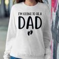 Womens New Dad I Can’T Keep Calm I’M Going To Be A Fathers Day Women Crewneck Graphic Sweatshirt Personalized Gifts