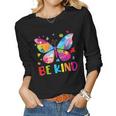Autism Awareness Kindness Butterfly Be Kind Teacher Women Women Long Sleeve T-shirt
