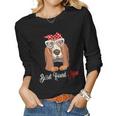 Basset Hound Mom Tshirt Birthday Outfit Women Long Sleeve T-shirt