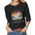 Dont Mess With Mamasaurus Youll Get Jurasskicked Mothers Day Women Graphic Long Sleeve T-shirt
