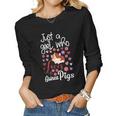 Just A Girl Who Loves Guinea Pigs Gift Mom Daughter Girls Women Graphic Long Sleeve T-shirt