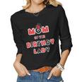 Mom Of The Birthday Lady Girl Ladybug Theme Bday Women Long Sleeve T-shirt
