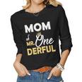Mom Of Mr Onederful 1St Birthday One-Derful Matching Women Graphic Long Sleeve T-shirt
