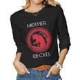 Mother Of Cats Shirt Idea For Mom Wife Her Women Long Sleeve T-shirt