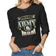 National Guard Mom Proud Army National Guard Mom Gift Women Graphic Long Sleeve T-shirt