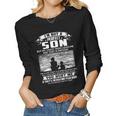 Im Not A Perfect Son But My Crazy Mom Loves Me On Back Women Long Sleeve T-shirt