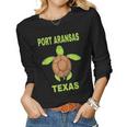 Port Aransas Family Vacation Texas Sea Turtle Women Long Sleeve T-shirt