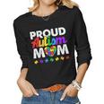 Proud Autism Mom Autism Awareness Acceptance Colorful Puzzle Women Long Sleeve T-shirt