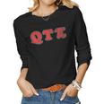 QPi Cutie Pie Vintage Pi Day T Shirt For Women Women Long Sleeve T-shirt