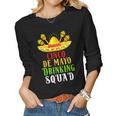 Tequila Squad Drinking Cinco De Mayo Women Long Sleeve T-shirt