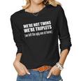 Twin Sister Brother Matching Sibling Women Long Sleeve T-shirt