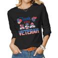 Veterans Day Veteran Appreciation Respect Honor Mom Dad Vets V5 Women Graphic Long Sleeve T-shirt