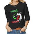 Womens Woman Life Freedom Zan Zendegi Azadi Iran Freedom Women Long Sleeve T-shirt