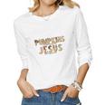 Fall Pumpkin Obsessed And Jesus Blessed Christian Autumn Gifts Women Graphic Long Sleeve T-shirt