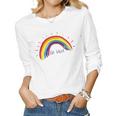 Kindness Rainbow Positive Message - Be Kind Women Long Sleeve T-shirt