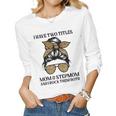 Leopard I Have Two Titles Mom & Stepmom Mommy Women Long Sleeve T-shirt