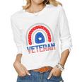Veterans Day Veteran Appreciation Respect Honor Mom Dad Vets V2 Women Graphic Long Sleeve T-shirt