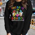 100 Days Of School Cute Gnome Kindergarten Teacher Funny Women Graphic Long Sleeve T-shirt Gifts for Her