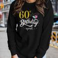 60Th Birthday Squad 60 Party Crew Group Friends Bday Women Long Sleeve T-shirt Gifts for Her