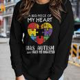 Autism Awareness - Dad Mom Daughter Autistic Kids Awareness Women Graphic Long Sleeve T-shirt Gifts for Her