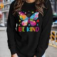 Autism Awareness Kindness Butterfly Be Kind Teacher Women Women Long Sleeve T-shirt Gifts for Her
