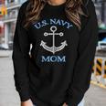Womens Awesome Memorial Day Us Navy Mom For Women Women Long Sleeve T-shirt Gifts for Her
