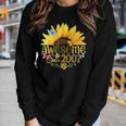 Awesome Since 2007 Sunflower 16Th Birthday Vintage 2007 Women Graphic Long Sleeve T-shirt Gifts for Her