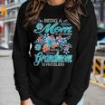Being A Mom Is An Honor Being A Grandmom Is Priceless Women Graphic Long Sleeve T-shirt Gifts for Her