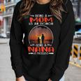 Being A Mom Is An Honor Being A Nana Is Priceless Mother Day Women Graphic Long Sleeve T-shirt Gifts for Her