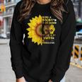 Being A Mom Is An Honor Being A Yaya Is Priceless Sunflower Women Graphic Long Sleeve T-shirt Gifts for Her