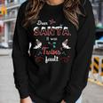 Big Sister Or Big Brother Of Twin Babies Christmas Women Long Sleeve T-shirt Gifts for Her