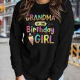 Birthday Grandma Of The Bday Girls Ice Cream Party Family Women Long Sleeve T-shirt Gifts for Her